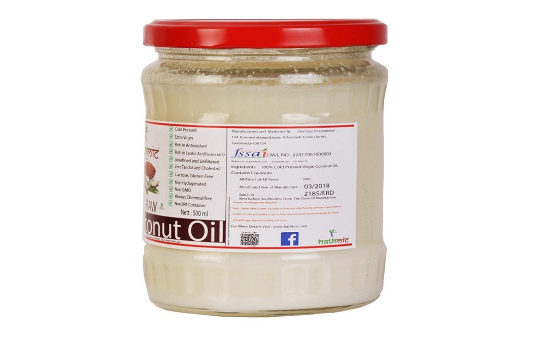 Hathmic Coconut Oil    Jar  500 millilitre
